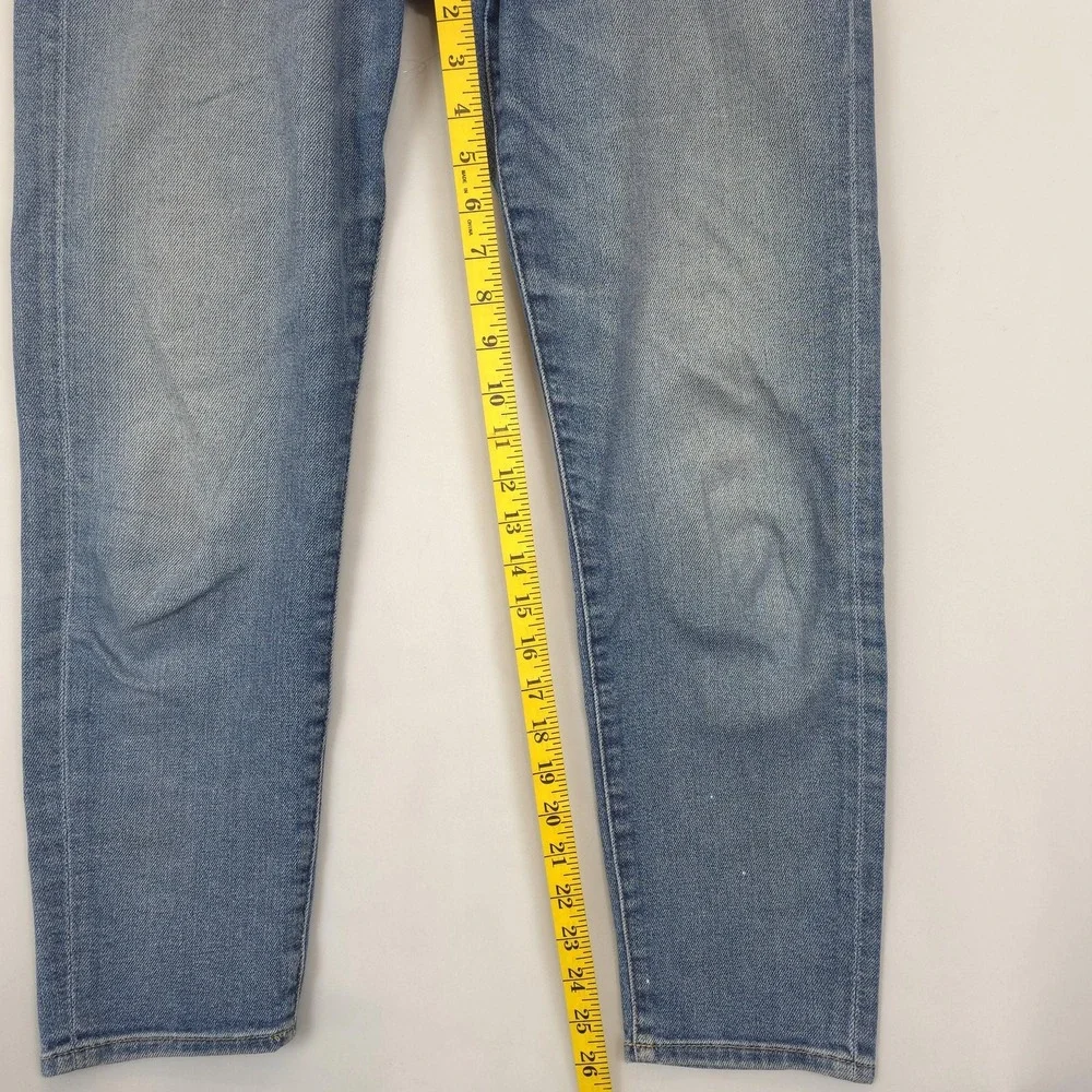 7 For All Mankind Jeans Women 27 Luxe Vintage Tapered Stretch Denim High Rise